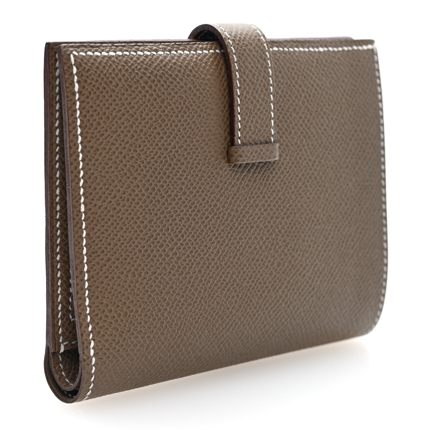 Hermes Epsom Bearn Compact Wallet Etoupe 3 of 7