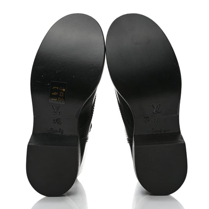 Louis Vuitton Calfskin Monogram Metropolis Flat Ranger Boots 36 Black 5 of 8