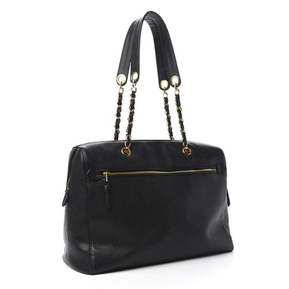 Chanel Caviar CC Timeless Tote Black 3 of 10