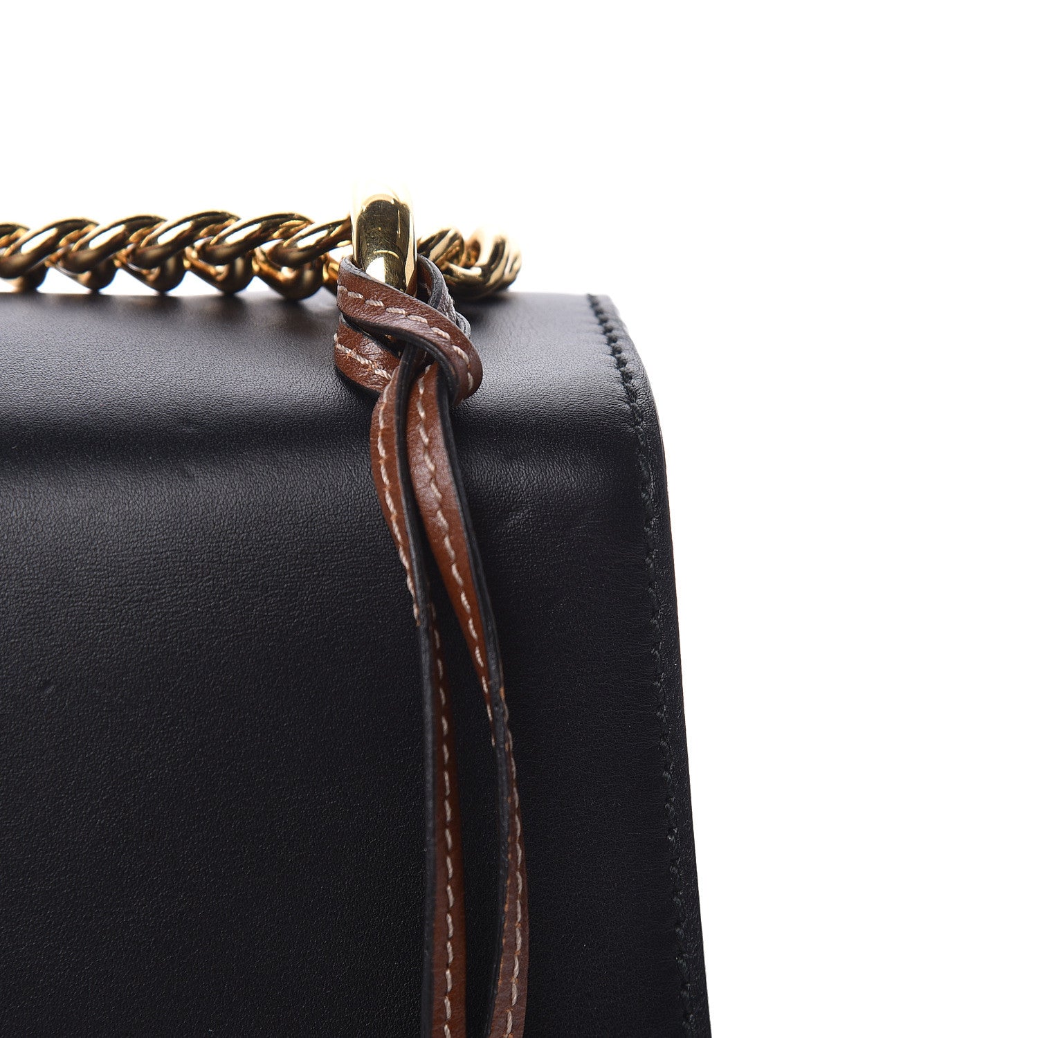 Gucci GG Supreme Monogram Calfskin Medium Padlock Shoulder Bag Beige Black Cuir 9 of 14