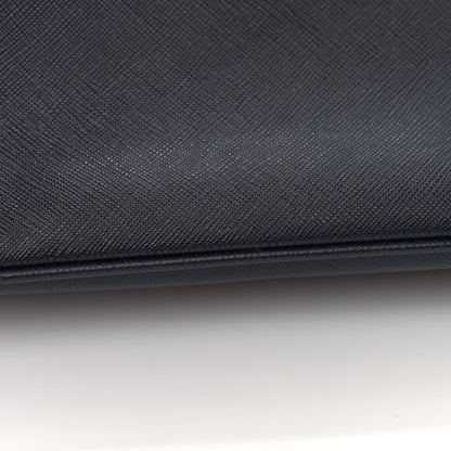 Prada Saffiano Messenger Satchel Bluette 12 of 12