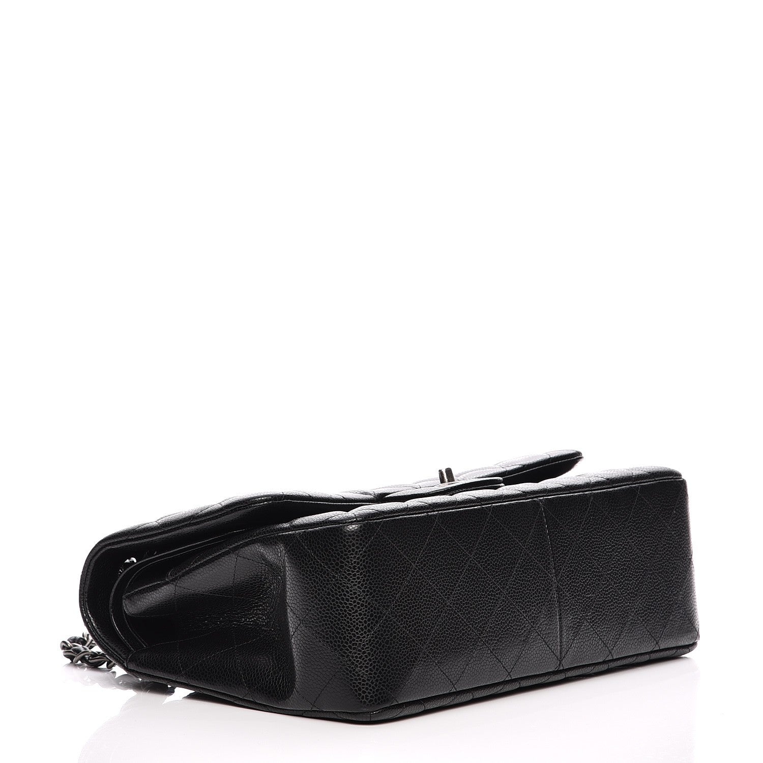Chanel Caviar Quilted Jumbo Double Flap Black 4 of 8