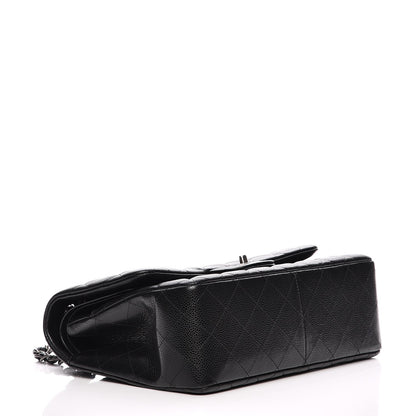 Chanel Caviar Quilted Jumbo Double Flap Black 4 of 8