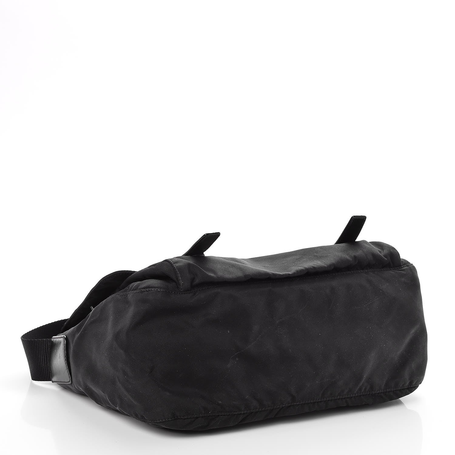 Prada Nylon Vela Messenger Bag Black 4 of 7