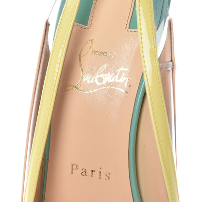 Christian Louboutin Patent PVC Paulina 100 Pumps 39 Poudre 6 of 10