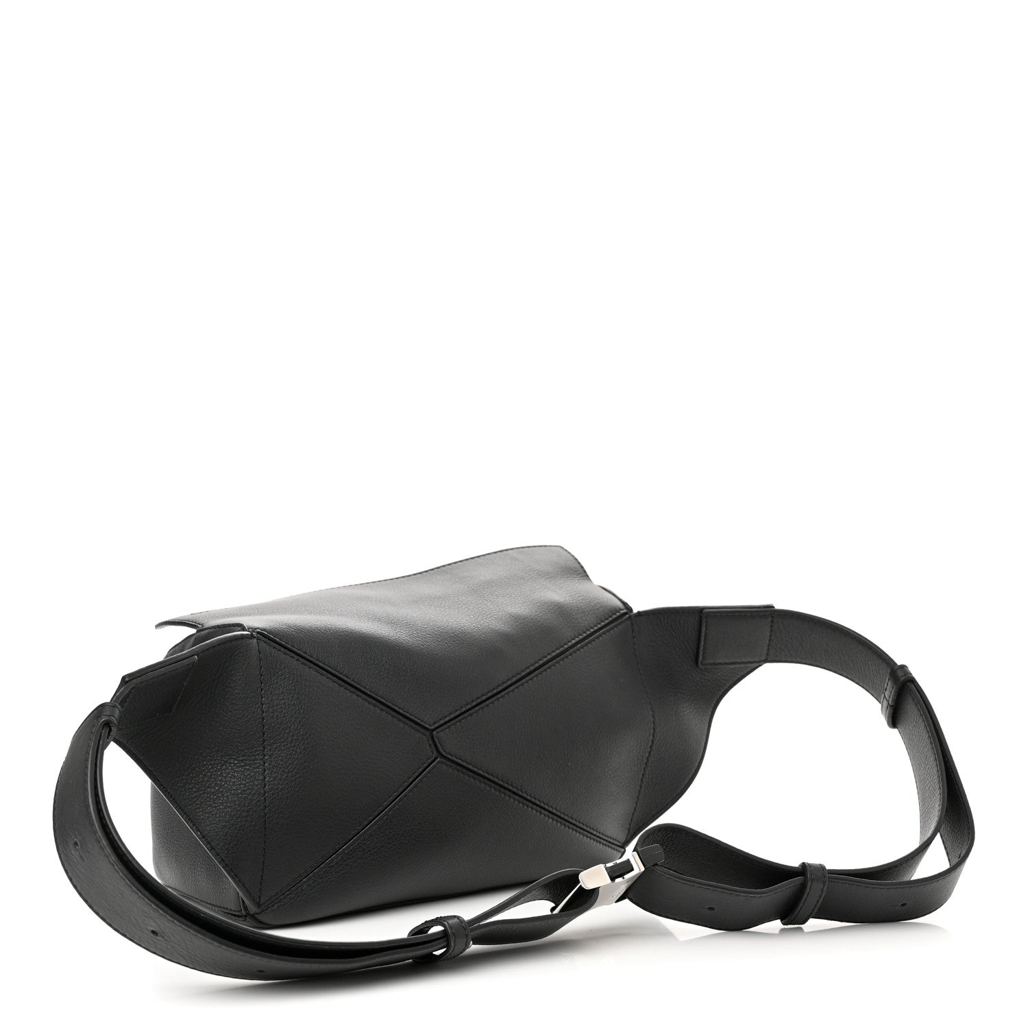 Loewe Calfskin Small Puzzle Bumbag Black 2 of 9