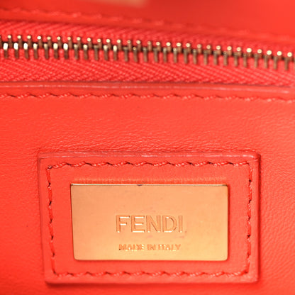 Fendi Nappa Mini Peekaboo Iconic Satchel Azalea 6 of 10