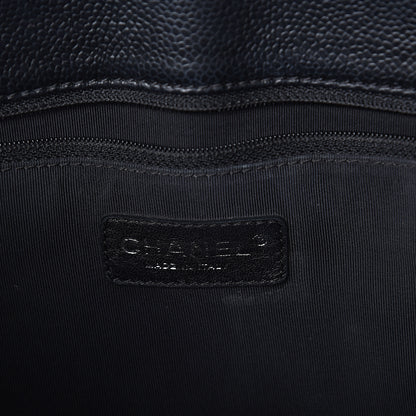 Chanel Caviar Quilted Grand Shopping Tote GST Black 5 of 9