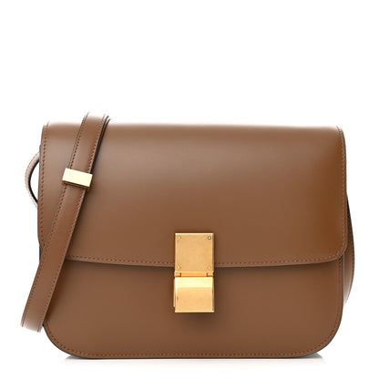 Celine Box Calfskin Medium Classic Box Flap Bag Camel 1 of 14