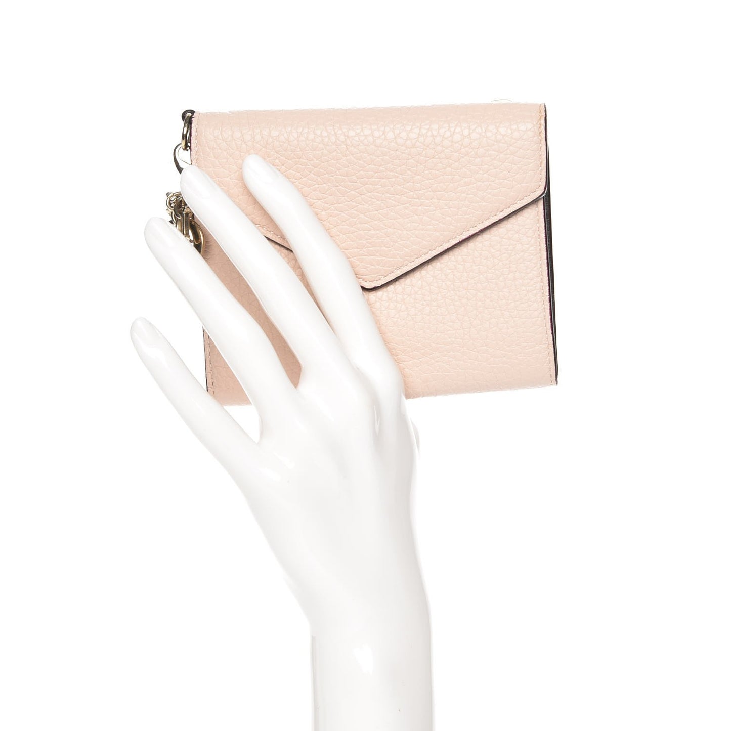 Bullcalf Diorissimo Medium Envelope Wallet Rose Poudre