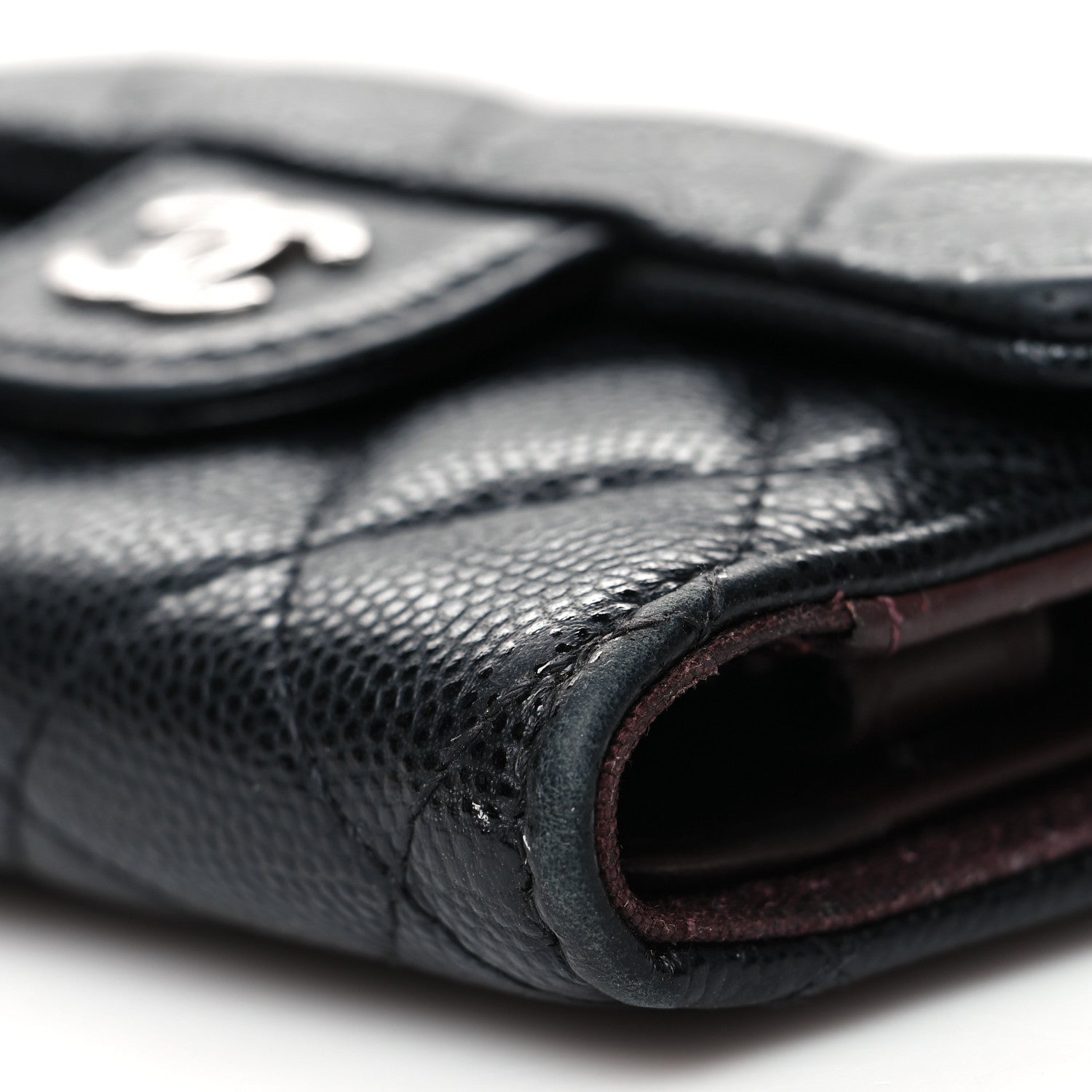 Chanel Caviar Quilted Classic 4 Key Holder Wallet Black 11 of 16