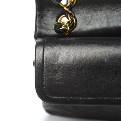 Chanel Lambskin Quilted Small Double Flap Black 14 of 21