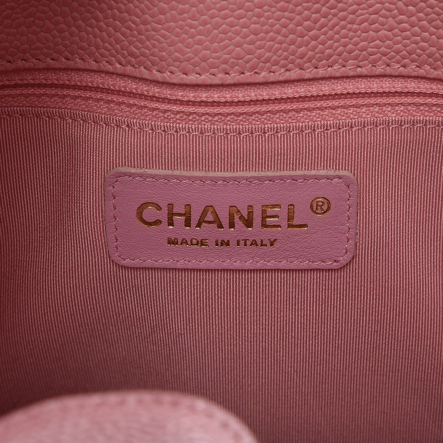 Chanel Caviar Petit Shopping Tote PST Pink 6 of 7