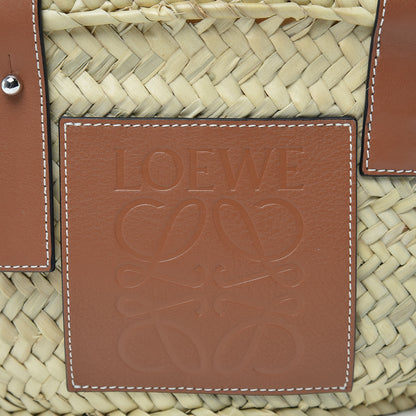Loewe Raffia Small Basket Tote Bag Natural Tan 8 of 10