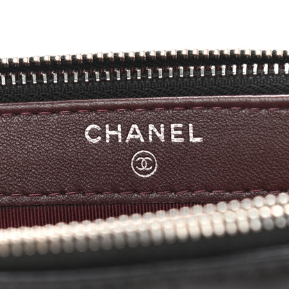 Chanel Lambskin Quilted Small Clutch With Chain Black 5 of 11