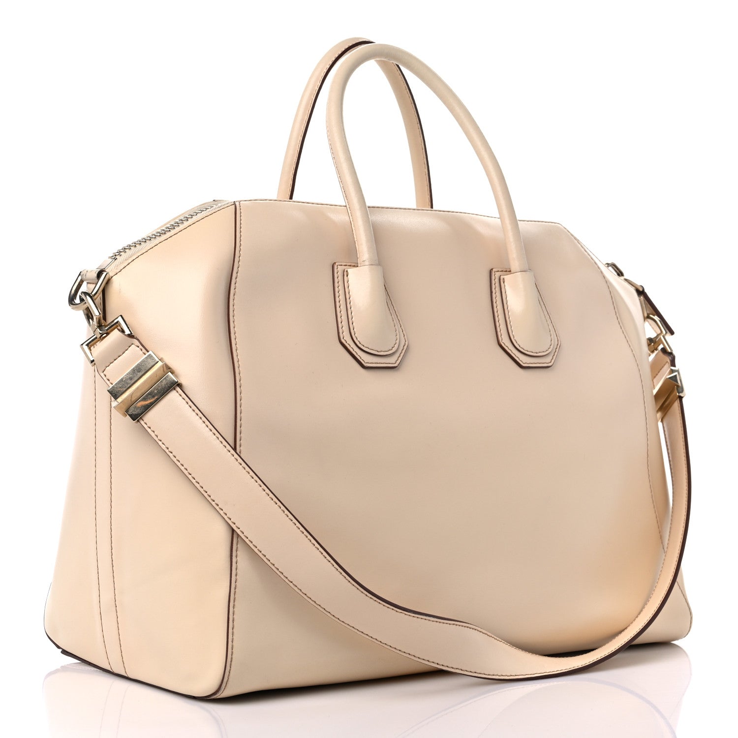 Givenchy Shiny Lord Calfskin Large Antigona Beige 3 of 14