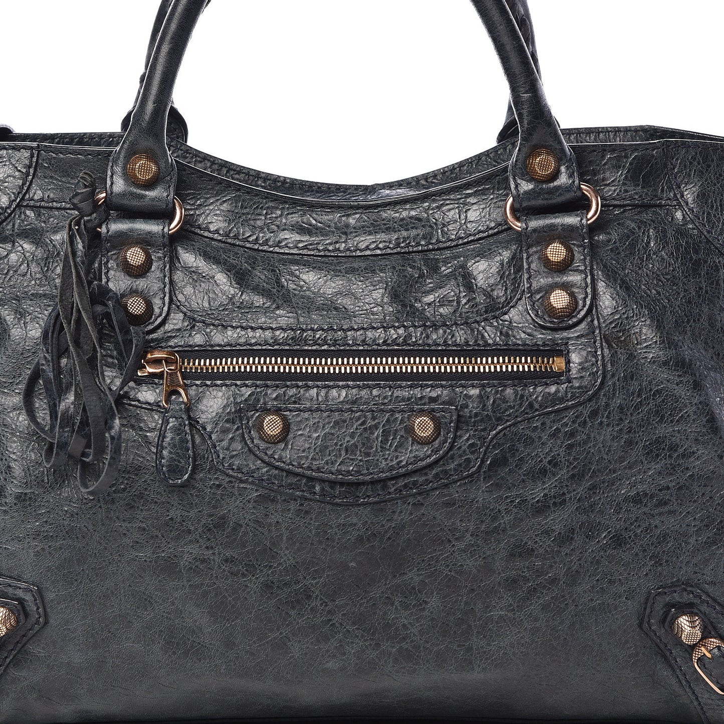Agneau Giant 12 Rose Gold Hardware City Dark Night