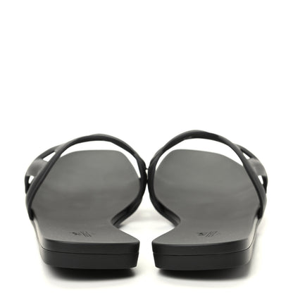 Hermes Rubber Aloha Sandals 41 Black 7 of 10