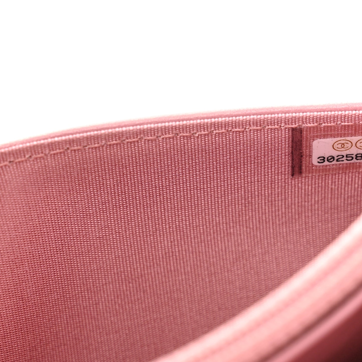 Metallic Lambskin Quilted Boy Wallet On Chain WOC Pink