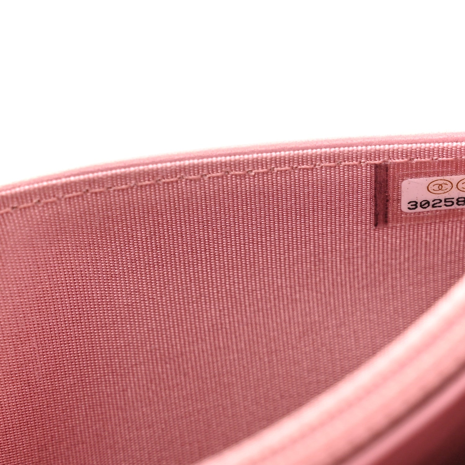 Chanel Metallic Lambskin Quilted Boy Wallet On Chain WOC Pink 8 of 13