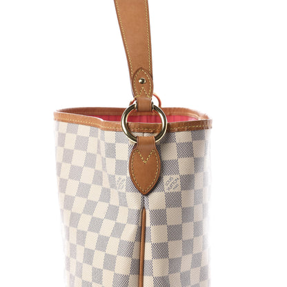 Louis Vuitton Damier Azur Delightful PM Pink 8 of 14