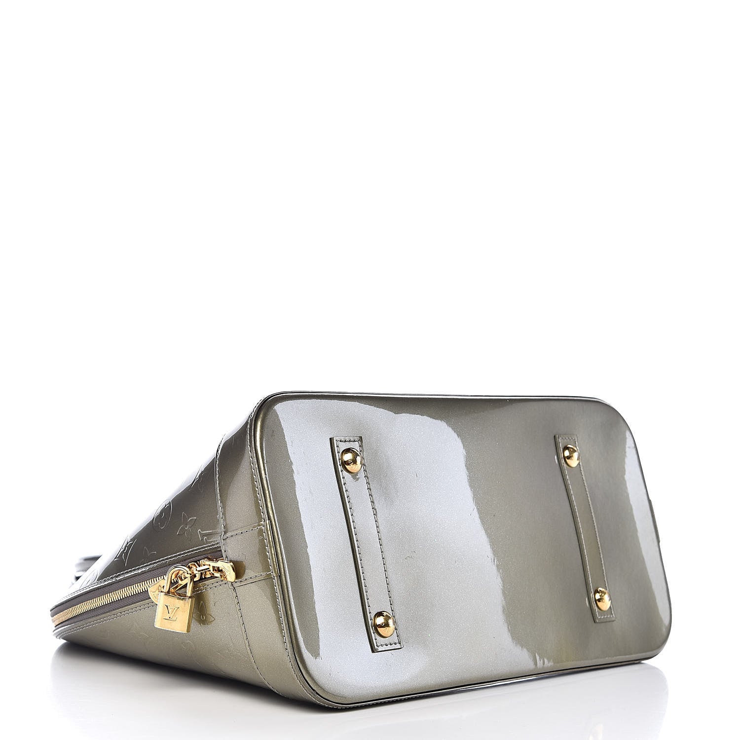 Louis Vuitton Vernis Alma GM Gris Art Deco 4 of 19