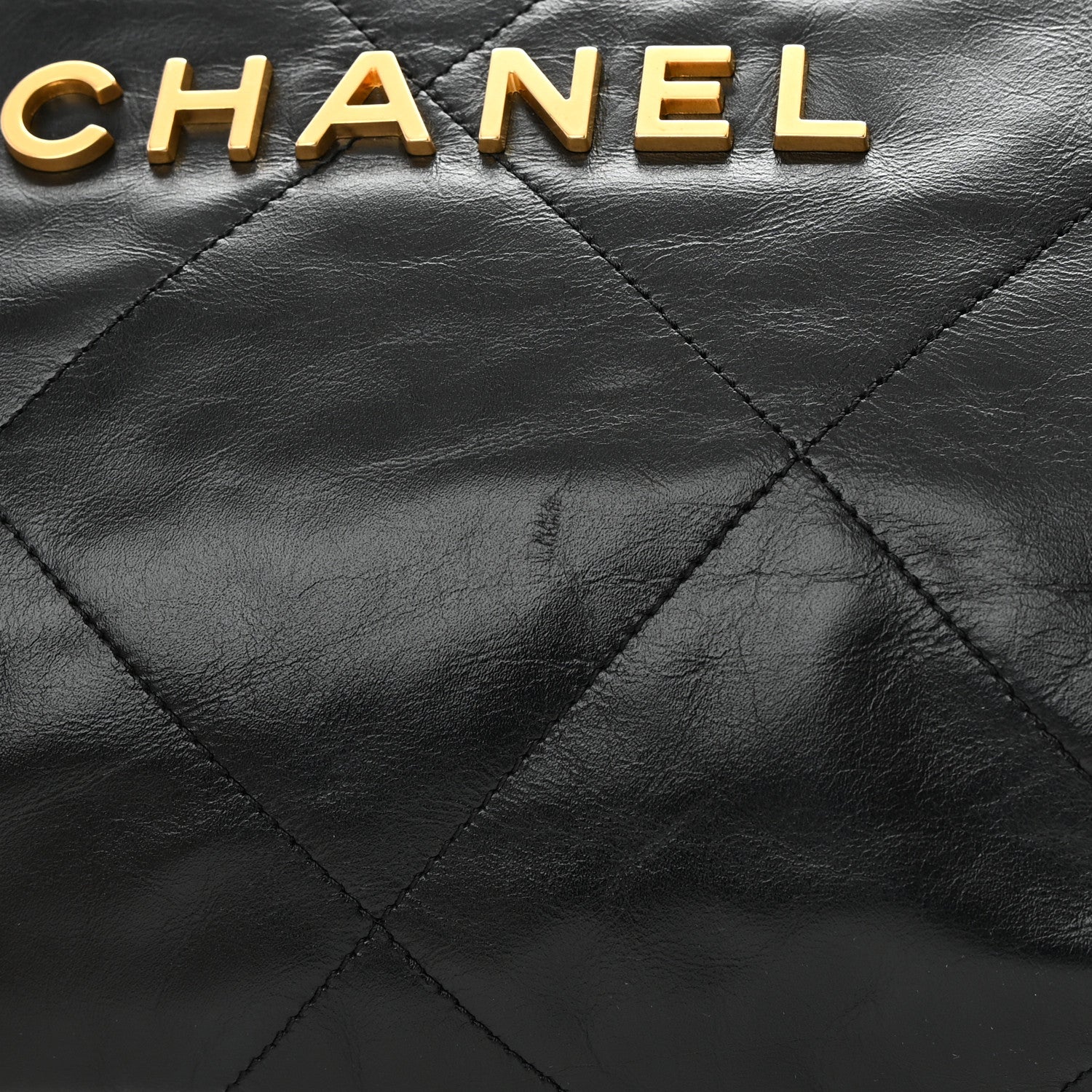 Chanel Shiny Calfskin Quilted Small Chanel 22 Black 12 of 16