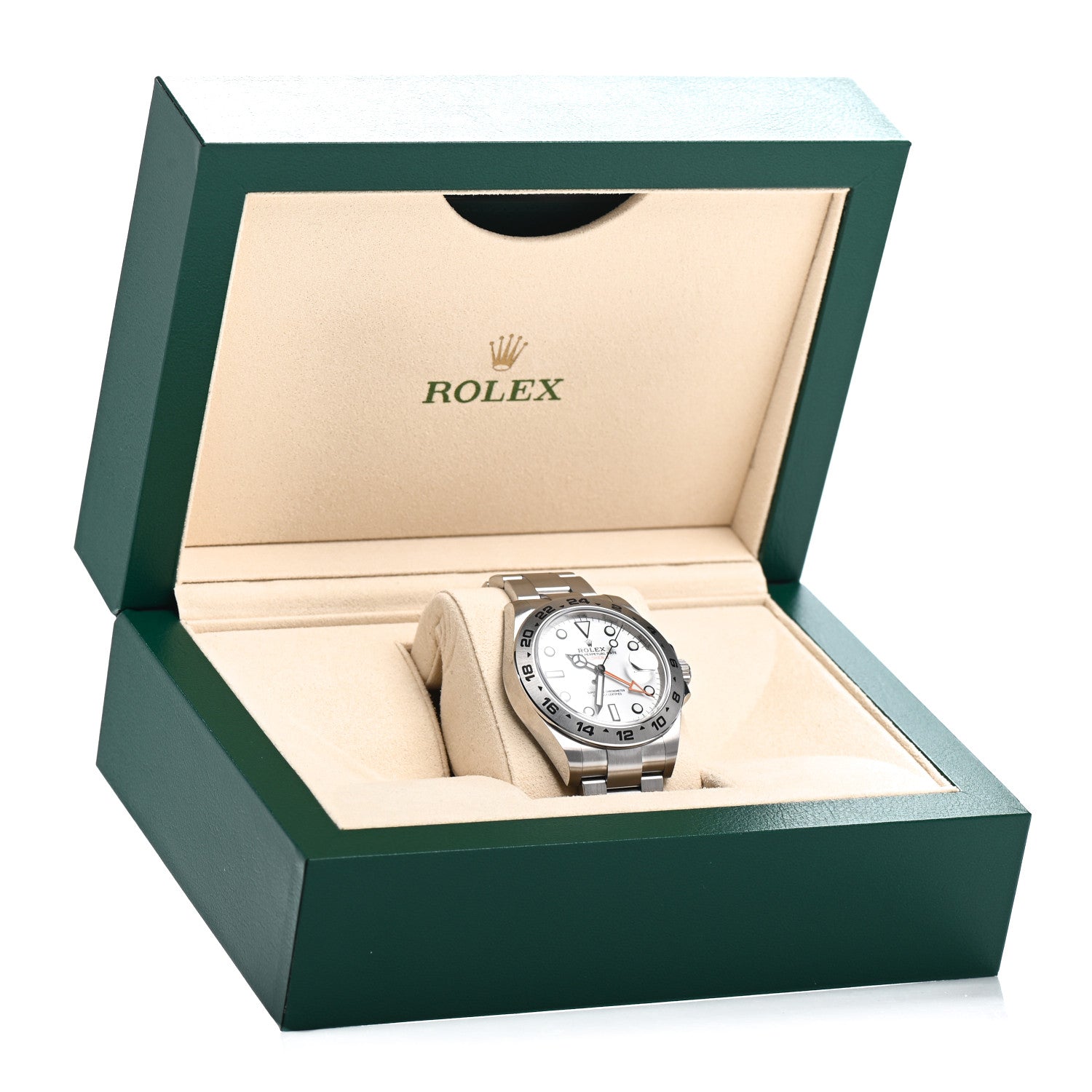 Rolex Stainless Steel 42mm Oyster Perpetual Date Explorer II Watch White 216570 5 of 5