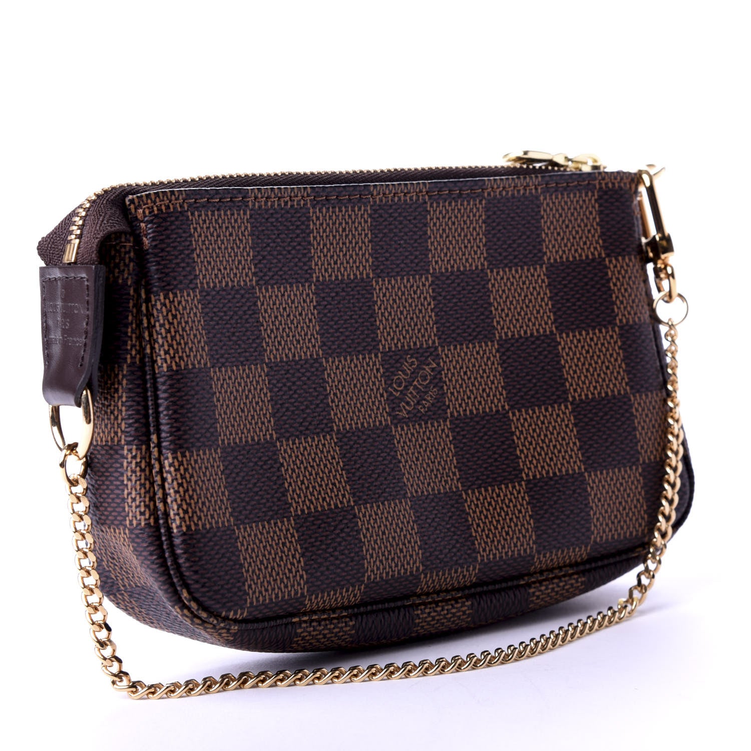 Louis Vuitton Damier Ebene Mini Pochette Accessories 3 of 8
