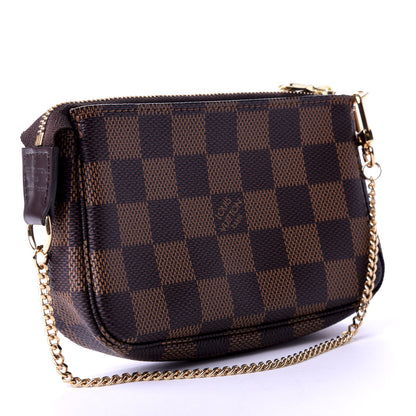 Louis Vuitton Damier Ebene Mini Pochette Accessories 3 of 8