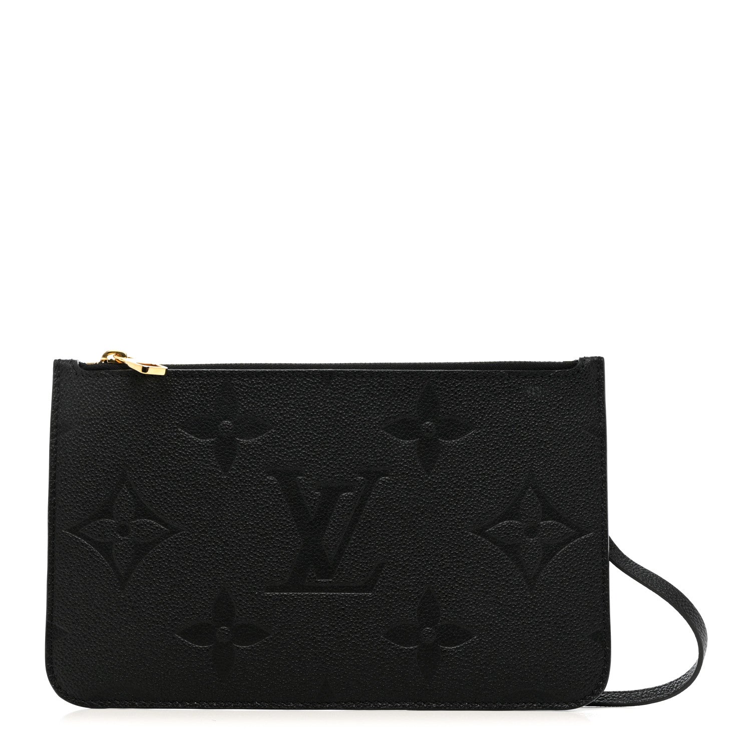 Louis Vuitton Empreinte Monogram Giant Neverfull MM Pochette Black 1 of 6