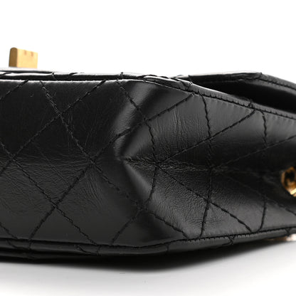Chanel Aged Calfskin Quilted 2.55 Reissue Mini Flap Black 9 of 9
