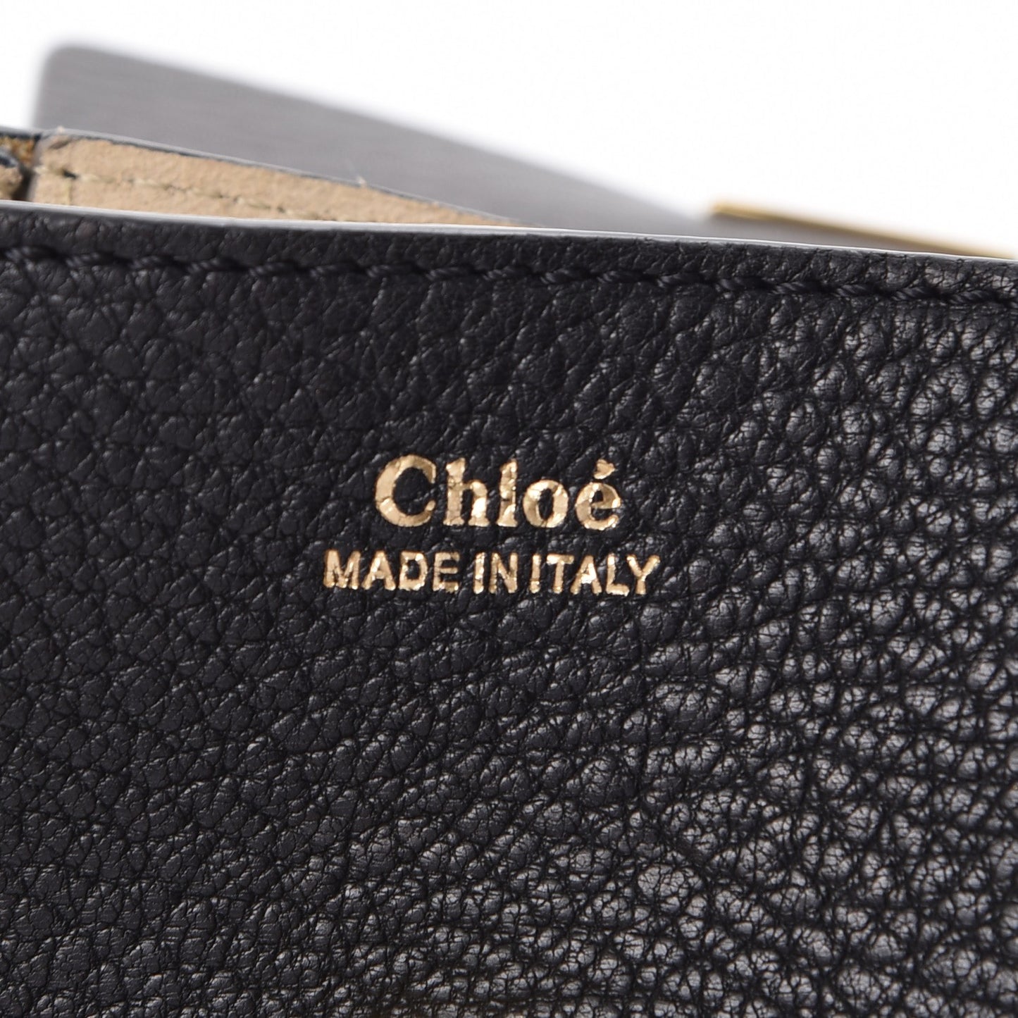 Grained Lambskin Mini Drew Shoulder Bag Black