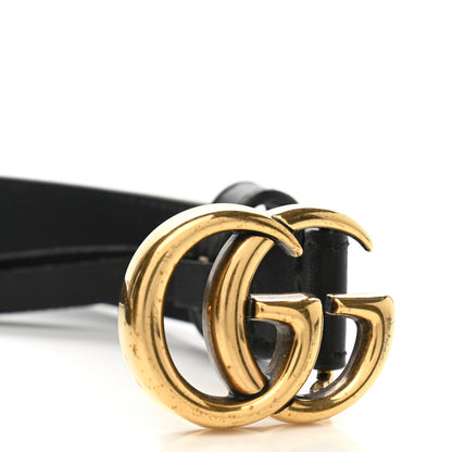 Gucci Calfskin Double G 20mm Belt 85 34 Black 7 of 7