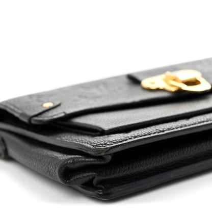 Louis Vuitton Empreinte Vavin Chain Wallet Black 8 of 9