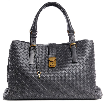 Bottega Veneta Nappa Intrecciato Medium Roma Tote Ferro 1 of 8