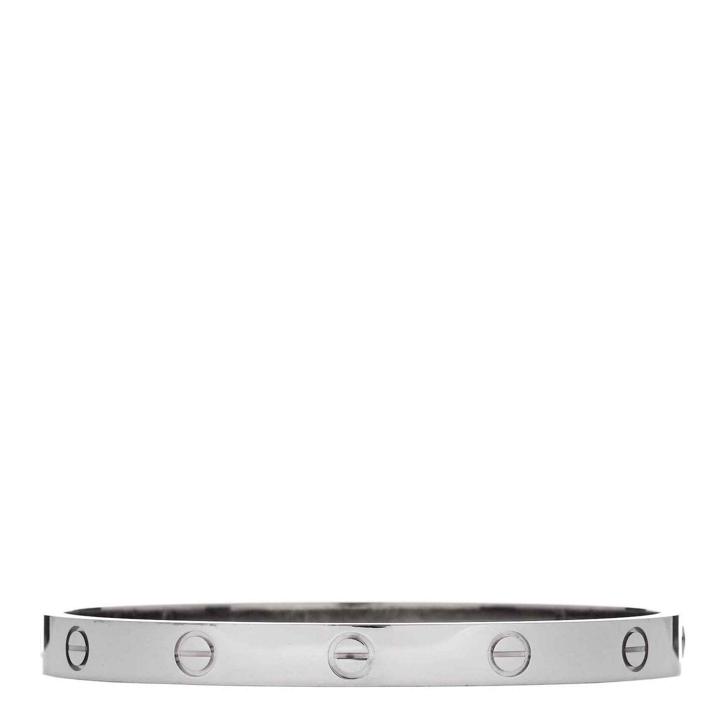 18K White Gold LOVE Bracelet 18