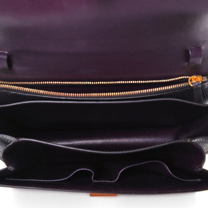 Celine Lizard Medium Classic Box Flap Bag Velvet 5 of 8