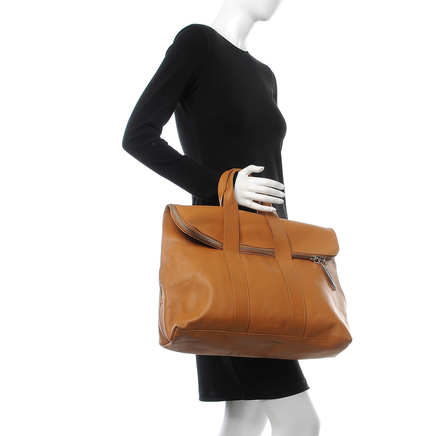 3.1 Calfskin 31 Hour Bag Camel