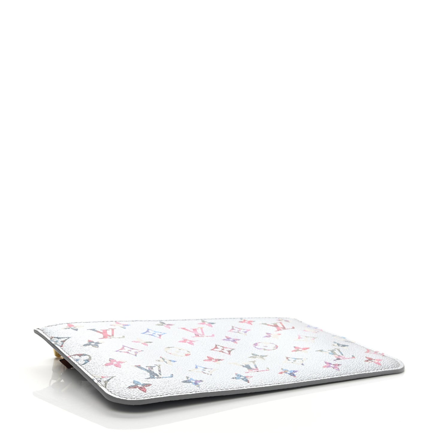 Metallic Monogram LV Garden Neverfull MM GM Pochette Silver