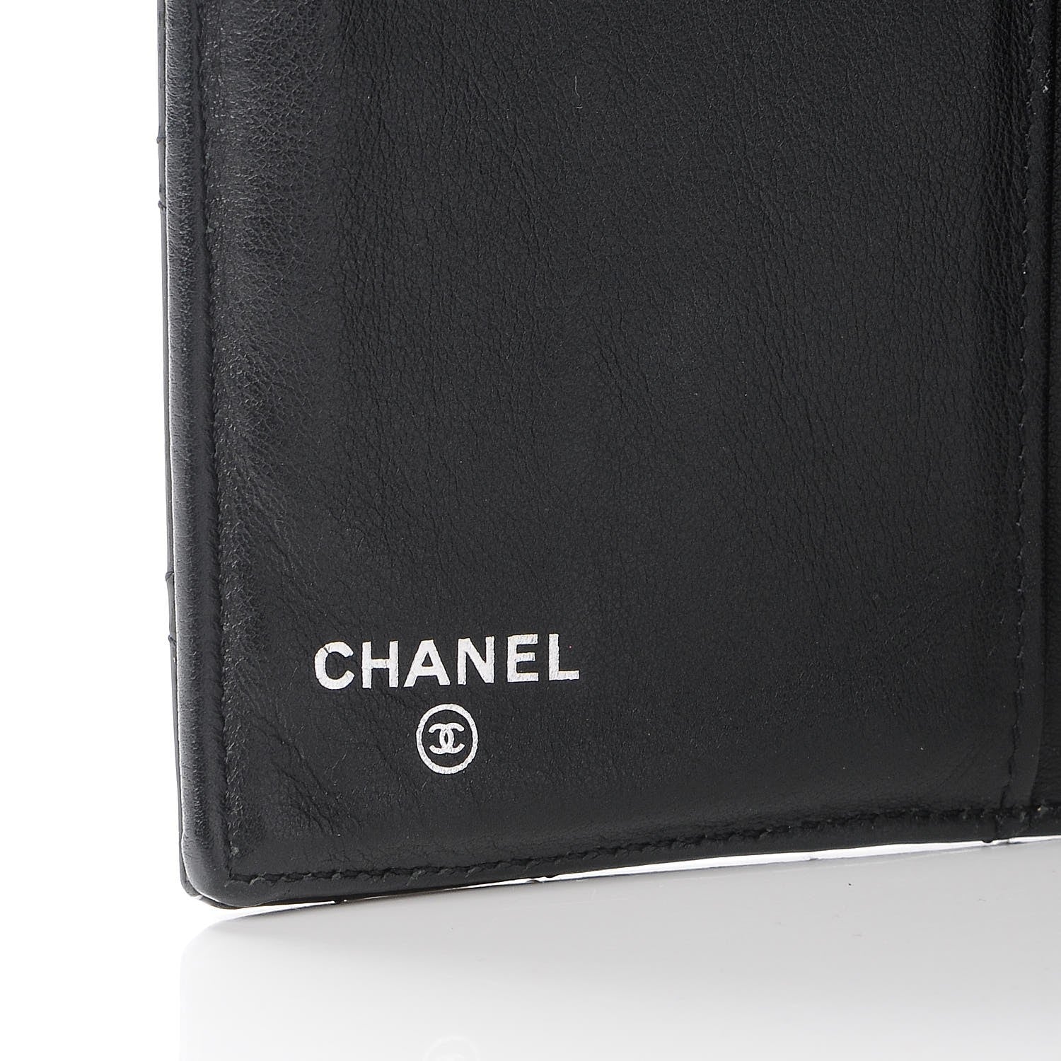 Chanel Patent Calfskin Quilted Large Flap Wallet Black 6 of 9