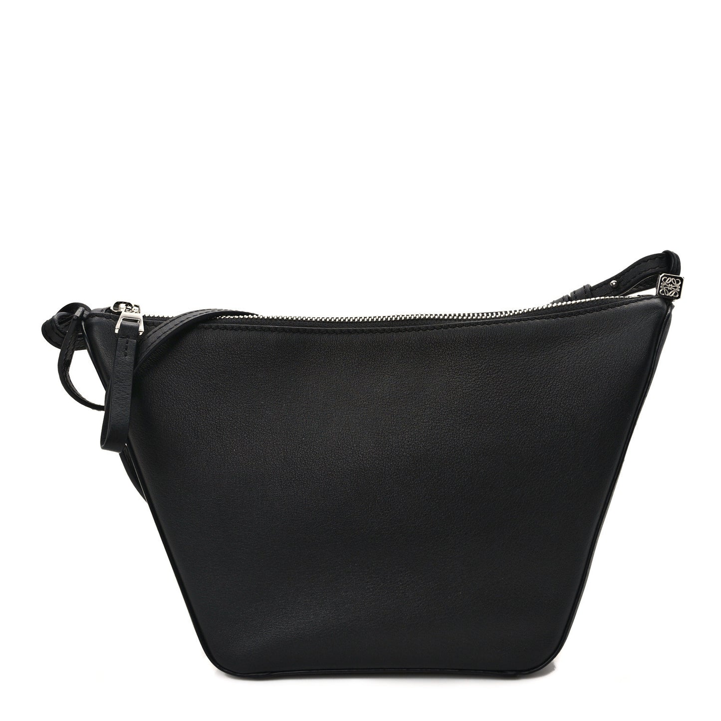Calfskin Mini Hammock Hobo Black