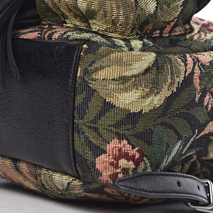 Saint Laurent Canvas Floral Print Festival Backpack Black 11 of 12