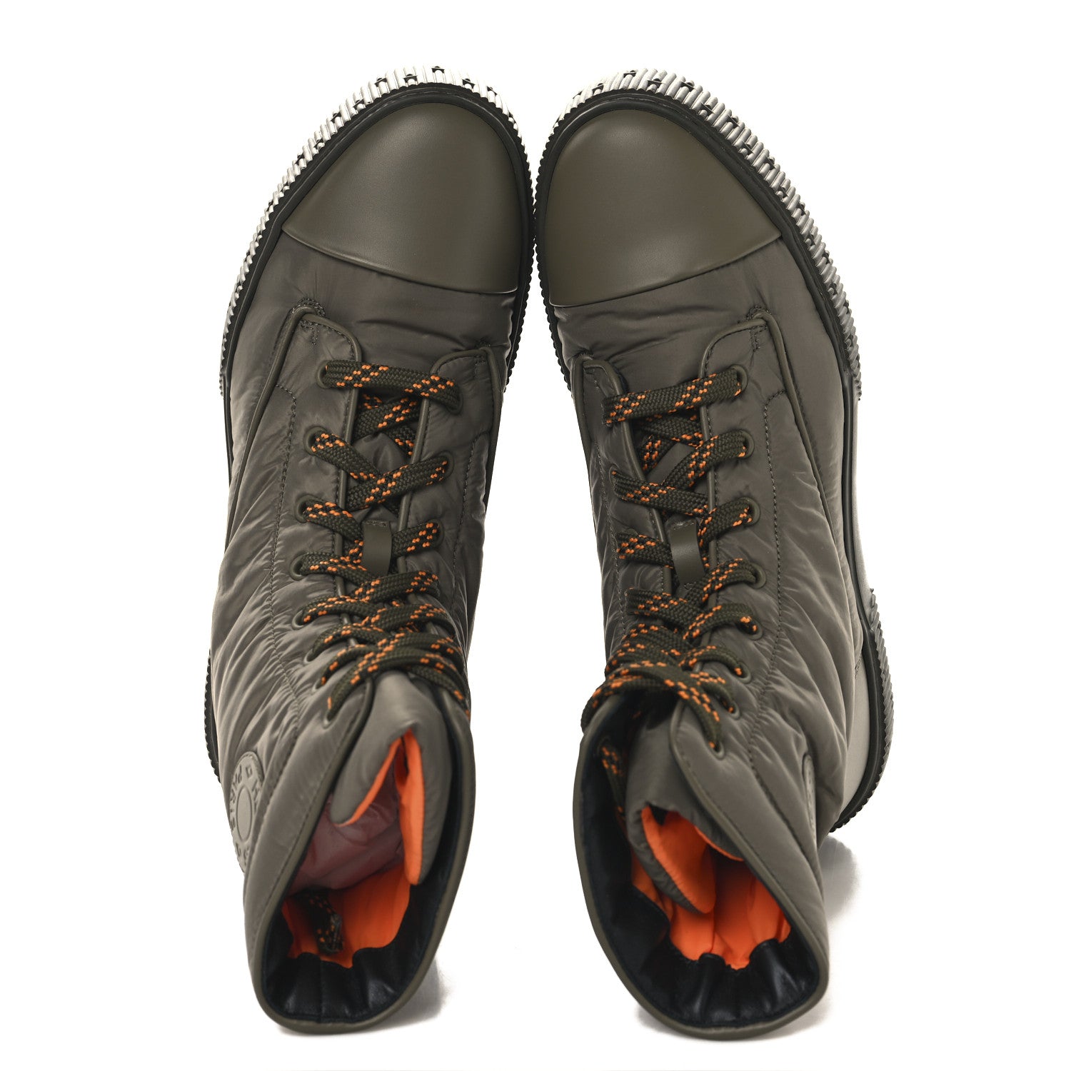 Hermes Calfskin Parachute Fresh Ankle Boots 39 Khaki 2 of 8