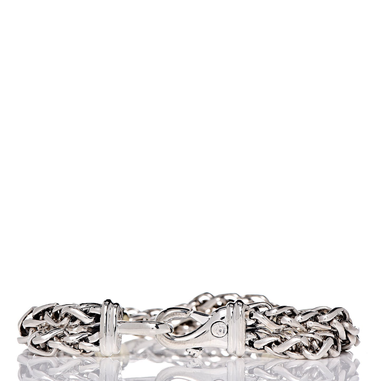 Sterling Silver 14K Yellow Gold Double Wheat Chain Bracelet