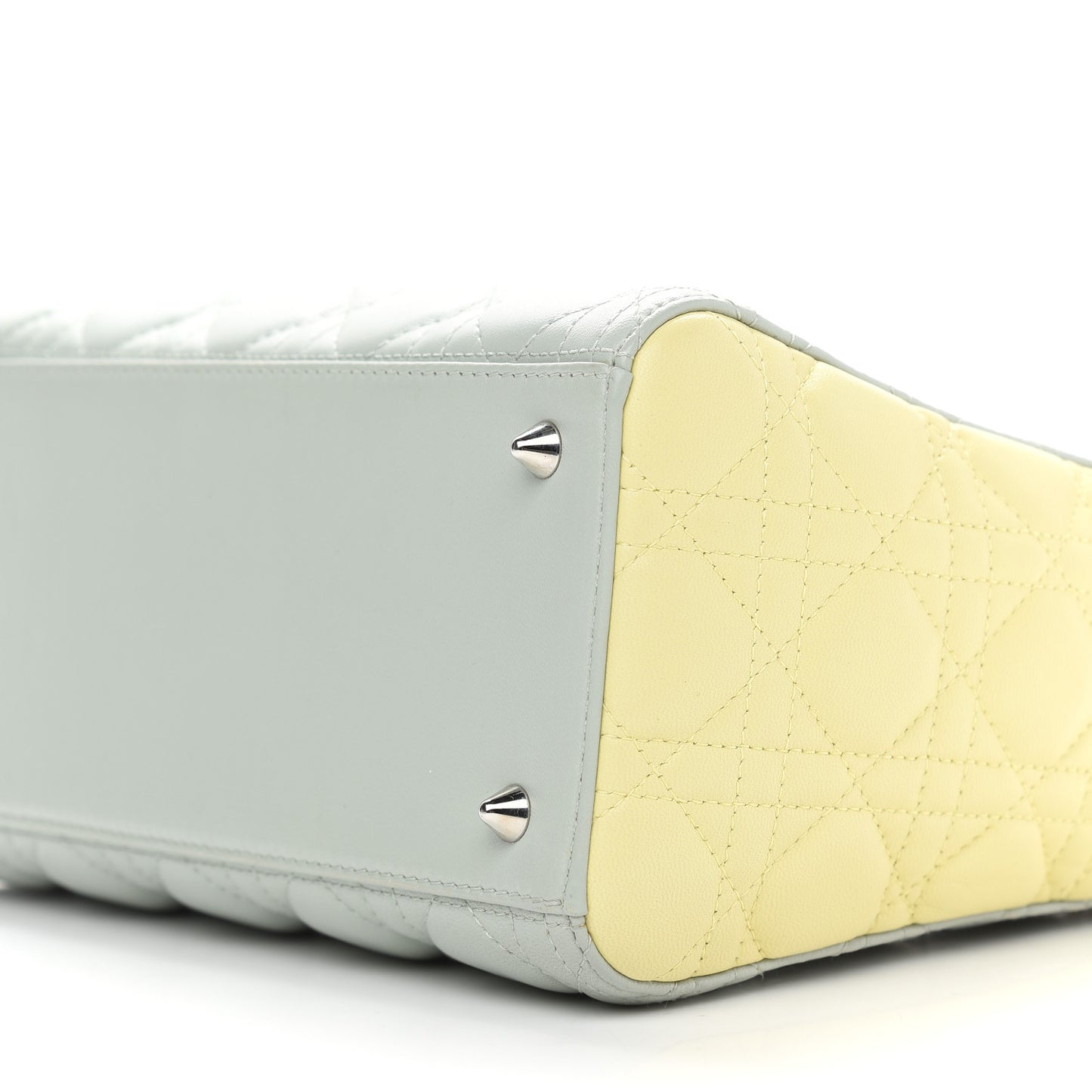 Lambskin Cannage Medium Tri-Color Lady Dior Multicolor