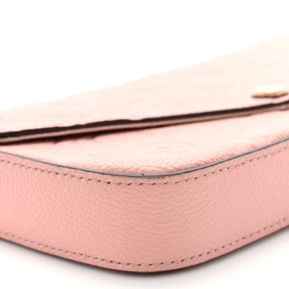 Louis Vuitton Empreinte Pochette Felicie Chain Wallet Rose Poudre 9 of 12