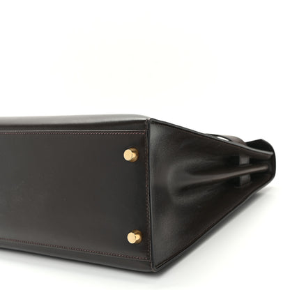 Hermes Box Kelly Sellier 32 Chocolate 10 of 15