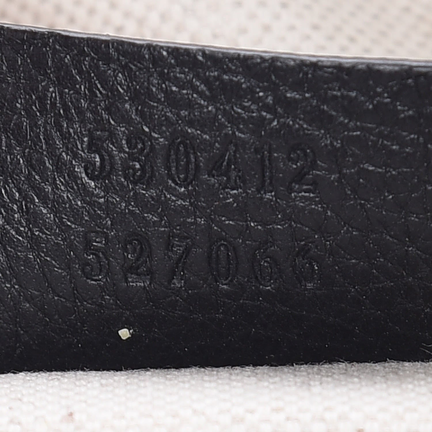 Gucci Grained Calfskin Logo Belt Bag Black 10 of 13