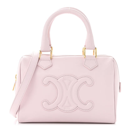 Celine Smooth Calfskin Triomphe Small Boston Bag Poudre 1 of 10